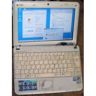 Нетбук MSI Wind U100 (Intel Atom N270 1.66Ghz /1024Mb DDR2 /120Gb /10" 1024x600) - Находка