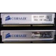 Память 2 шт по 512Mb DDR Corsair XMS3200 CMX512-3200C2PT XMS3202 V5.2 400MHz CL 2.0 0615197-0 Platinum Series (Находка)