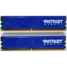 Память 1Gb (2x512Mb) DDR2 Patriot PSD251253381H pc4200 533MHz (Находка)